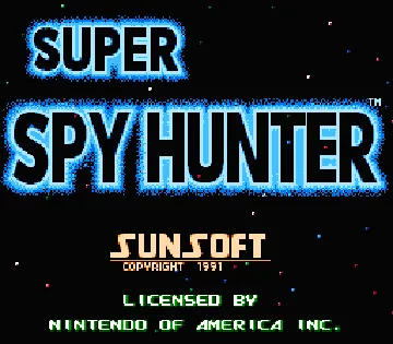 Super Spy Hunter (USA) screen shot title